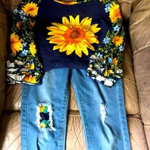 Boutique jean outfit!